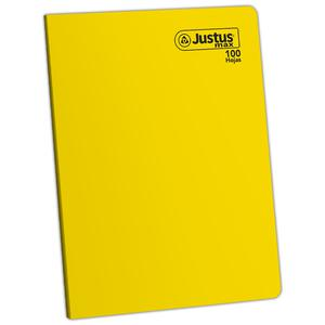 CUADERNO CUADRICULADO MAX DELUXE JUSTUS A4 AMARILLO 100 HOJAS