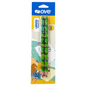 LÁPIZ 2B JUMBO OVE SIN BORRADOR X 2 UND