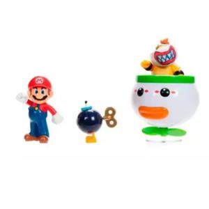 PACK X2 FIGURAS MARIO & BOWSER JR. CLOWN NINTENDO