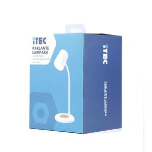 PARLANTE LÁMPARA PARA ESCRITORIO ITEC CON LUCES LED NEGRO