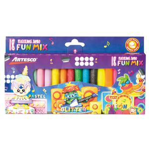 PLASTILINA JUMBO ARTESCO FUN MIX X 18 UND