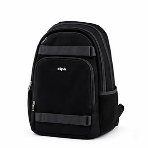 MOCHILA KIPIT COLOR NEGRO Y GRIS