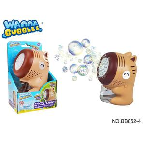 PISTOLA DE BURBUJAS DE CAPYBARA + SOLUCIÓN 100 ML WANNA BUBBLES