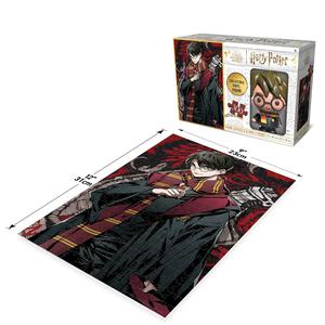 ROMPECABEZAS DE 300 PIEZAS PRIME 3D HARRY POTTER + FIGURA