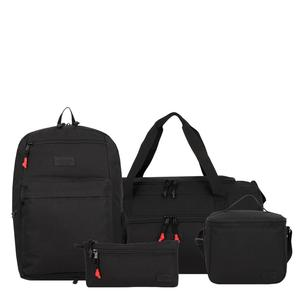 PACK X4 MOCHILA MEGAPACK XTREM 6XT BLACK/RED