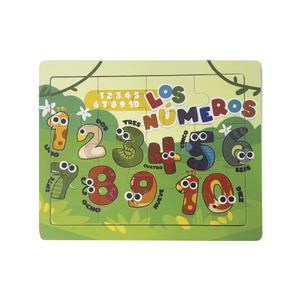 ROMPECABEZAS MADERA OVE NÚMEROS 12 PIEZAS